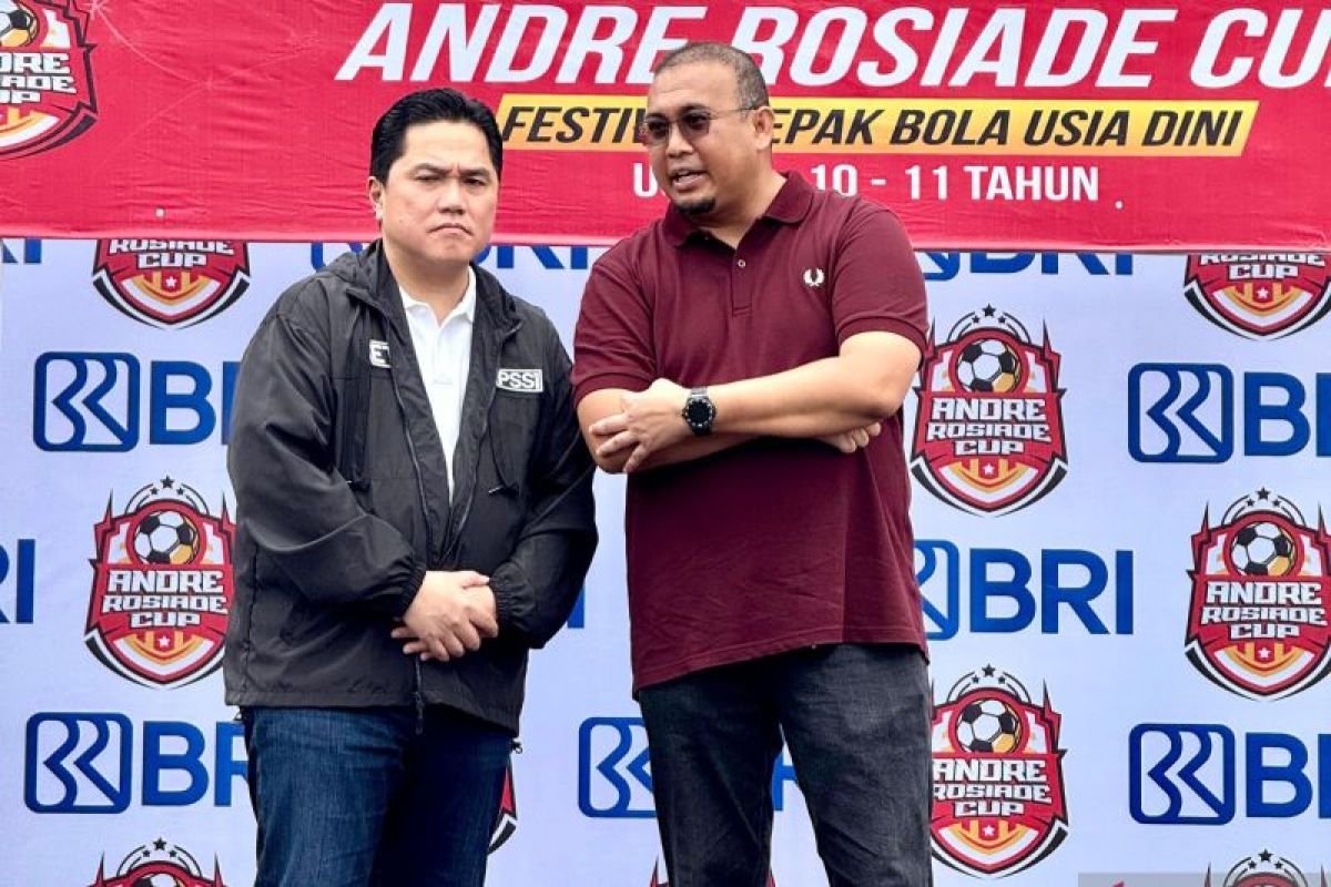 Erick Thohir Apresiasi Andre dan Dukung Rutinya Kompetisi Usia Muda